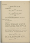Moe Howard's 30pp. Script Dated April 1936 for The Three Stooges Film ''A Pain in the Pullman'' -- With Annotation in Moe's Hand -- Very Good Condition